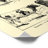 ヴィンテージキャトルブリーズアートバイアドルフェミロ ポスター (角)