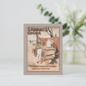 ヴィンテージキャドバリーのココア広告 ポストカード (スタンド正面)