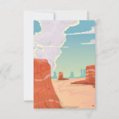 ヴィンテージキャニオンのドリンク結婚式の招待 招待状 (裏面)