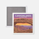 ヴィンテージキャニョンランズ国立公園 マグネット (正面/裏面)