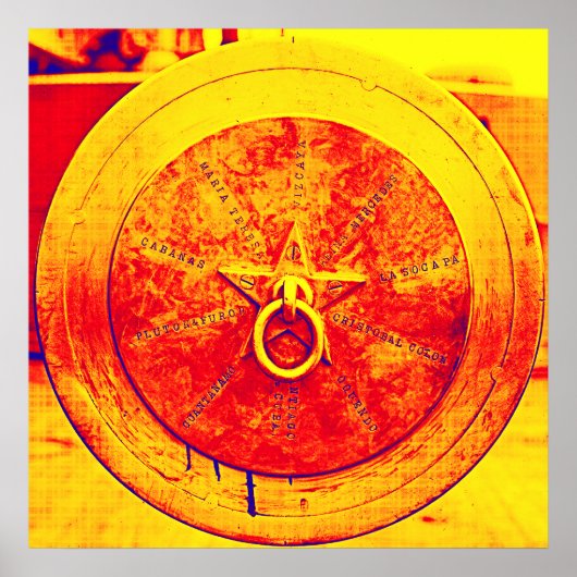 ヴィンテージキャノンポップ・アートのアートポスター ポスター (正面)