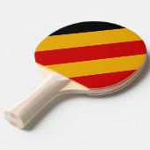 ヴィンテージキャピタルシティはっきりしたストライプズ 卓球ラケット (正面アングル)