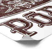 ヴィンテージキャプテンパーソナライズされたポップパイレートポンツーンB ポスター (角)