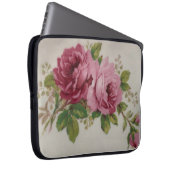 ヴィンテージキャベツバラエレガンスエレクトロニクスバッグ ラップトップスリーブ (正面右)