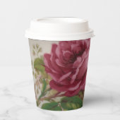 ヴィンテージキャベツバラエレガンスカップ 紙コップ (正面)