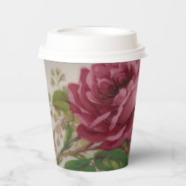 ヴィンテージキャベツバラエレガンスカップ 紙コップ