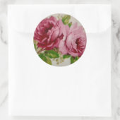 ヴィンテージキャベツバラエレガンスシール ラウンドシール (バッグ)