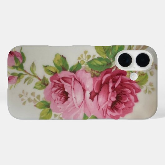 ヴィンテージキャベツバラエレガンスフォンケース Case-Mate iPhoneケース (裏面 (横))