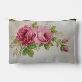 ヴィンテージキャベツバラエレガンスプリントカットソーバッグ アクセサリーポーチ