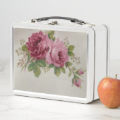 ヴィンテージキャベツバラエレガンスメタルランチボックス メタルランチボックス (インサイチュ)