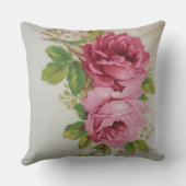 ヴィンテージキャベツバラ クッション (裏面)