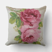 ヴィンテージキャベツバラ クッション (正面)
