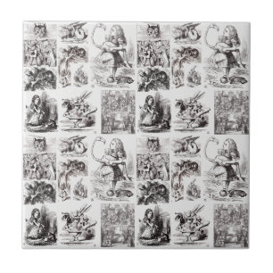 ヴィンテージキャラクターアリスinワンダーランド タイル