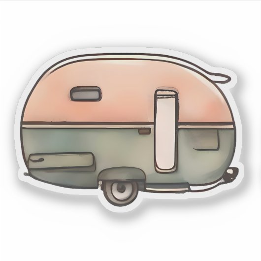 ヴィンテージキャラバンアドベンチャー シール (正面)