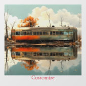 ヴィンテージキャラバントレーラーRV Thunder_Cove ウィンドウサイン (シート)