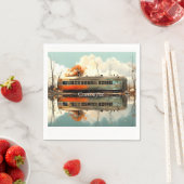 ヴィンテージキャラバントレーラーRV Thunder_Cove スタンダードカクテルナプキン (インサイチュ)