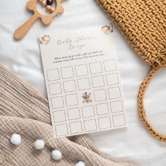 ヴィンテージキャリッジフローラベビーシャワービゴゲーム