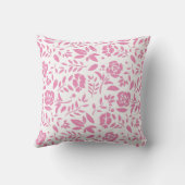 ヴィンテージキャリッジベビーシャワーかわいいピンクの女の子 クッション (裏面)