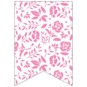 ヴィンテージキャリッジベビーシャワーかわいいピンクの女の子 バンティングフラッグ (第2の旗)