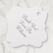 ヴィンテージキャリッジベビーシャワーかわいいブルーボーイ フェイバータグ (裏面)