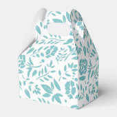 ヴィンテージキャリッジベビーシャワーかわいいブルーボーイ フェイバーボックス (裏面サイド)