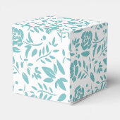 ヴィンテージキャリッジベビーシャワーかわいいブルーボーイ フェイバーボックス (裏面サイド)