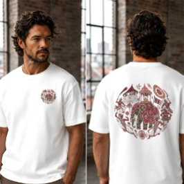 ヴィンテージキャンディエサlaペラヘラ スリランカ オーダーメイド tシャツ