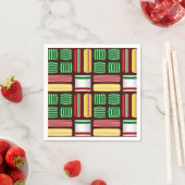 ヴィンテージキャンディスクリスマスカクテルナプキンズ スタンダードカクテルナプキン (インサイチュ)