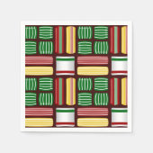 ヴィンテージキャンディスクリスマスカクテルナプキンズ スタンダードカクテルナプキン (正面)