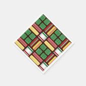 ヴィンテージキャンディスクリスマスカクテルナプキンズ スタンダードカクテルナプキン (角)