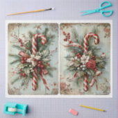 ヴィンテージキャンディーキャン 薄葉紙 (クラフト)