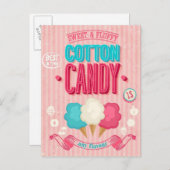 ヴィンテージキャンディーポスター ポストカード (正面/裏面)