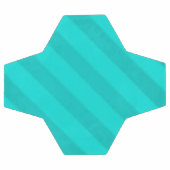 ヴィンテージキャンデストライプィティール（緑がかった色）ピーコックアクア サッカーボール (フラット)