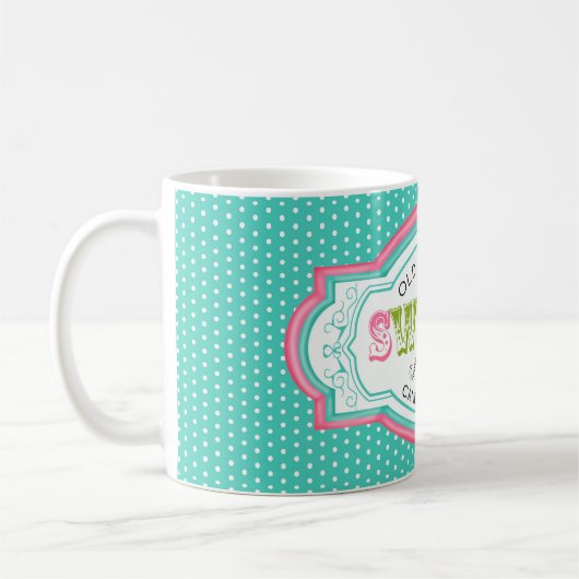 ヴィンテージキャンデーパーラーのマグ コーヒーマグカップ (左)