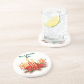 ヴィンテージキャンドルメリークリスマスコースター コースター (側面)