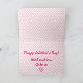 ヴィンテージキャンパトレーラーハッピーバレンタインデー カード (内部)