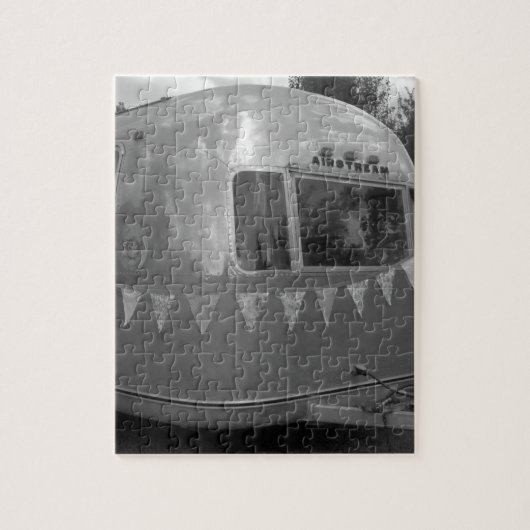 ヴィンテージキャンパトレーラ銀ジグソーパズル ジグソーパズル (縦)