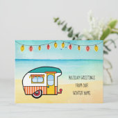 ヴィンテージキャンパーオンビーチウィンターホームニューアドレス 案内状 (スタンド正面)