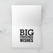 ヴィンテージキャンパークリスマスアートグリーティングカード シーズンカード (内部)