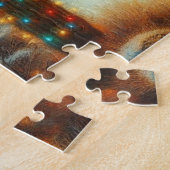 ヴィンテージキャンパークリスマスインデザートサグアーロサボス ジグソーパズル (側面)