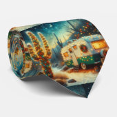 ヴィンテージキャンパークリスマスインデザートサグアーロサボス ネクタイ (ロール)