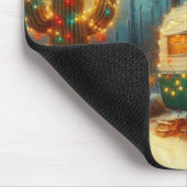 ヴィンテージキャンパークリスマスインデザートサグアーロサボス マウスパッド (コーナー)