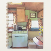 ヴィンテージキャンパートラベルトレーラーキッチン プランナー手帳 (正面)