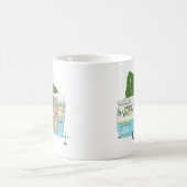 ヴィンテージキャンパートレーラークリスマスマグ コーヒーマグカップ (中央)