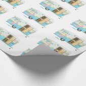 ヴィンテージキャンパートレーラーラッピング紙 ラッピングペーパー (角)