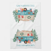 ヴィンテージキャンパーホームフォーザホリデーズ キッチンタオル (縦)