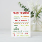 ヴィンテージキャンパー宣言 ポストカード (スタンド正面)