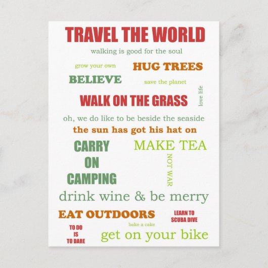 ヴィンテージキャンパー宣言 ポストカード (正面)