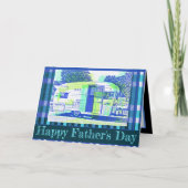 ヴィンテージキャンパー ハッピーファザーズデー カード (正面)
