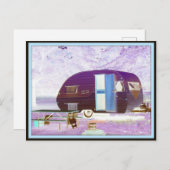 ヴィンテージキャンパー ポストカード (正面/裏面)